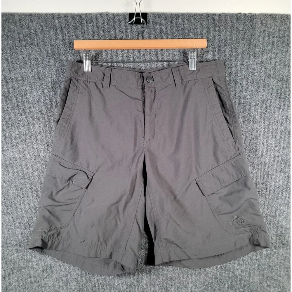 The North Face Shorts Mens Size 32 Gray Hiking Outdoor Nylon Gorpcore Camping 9